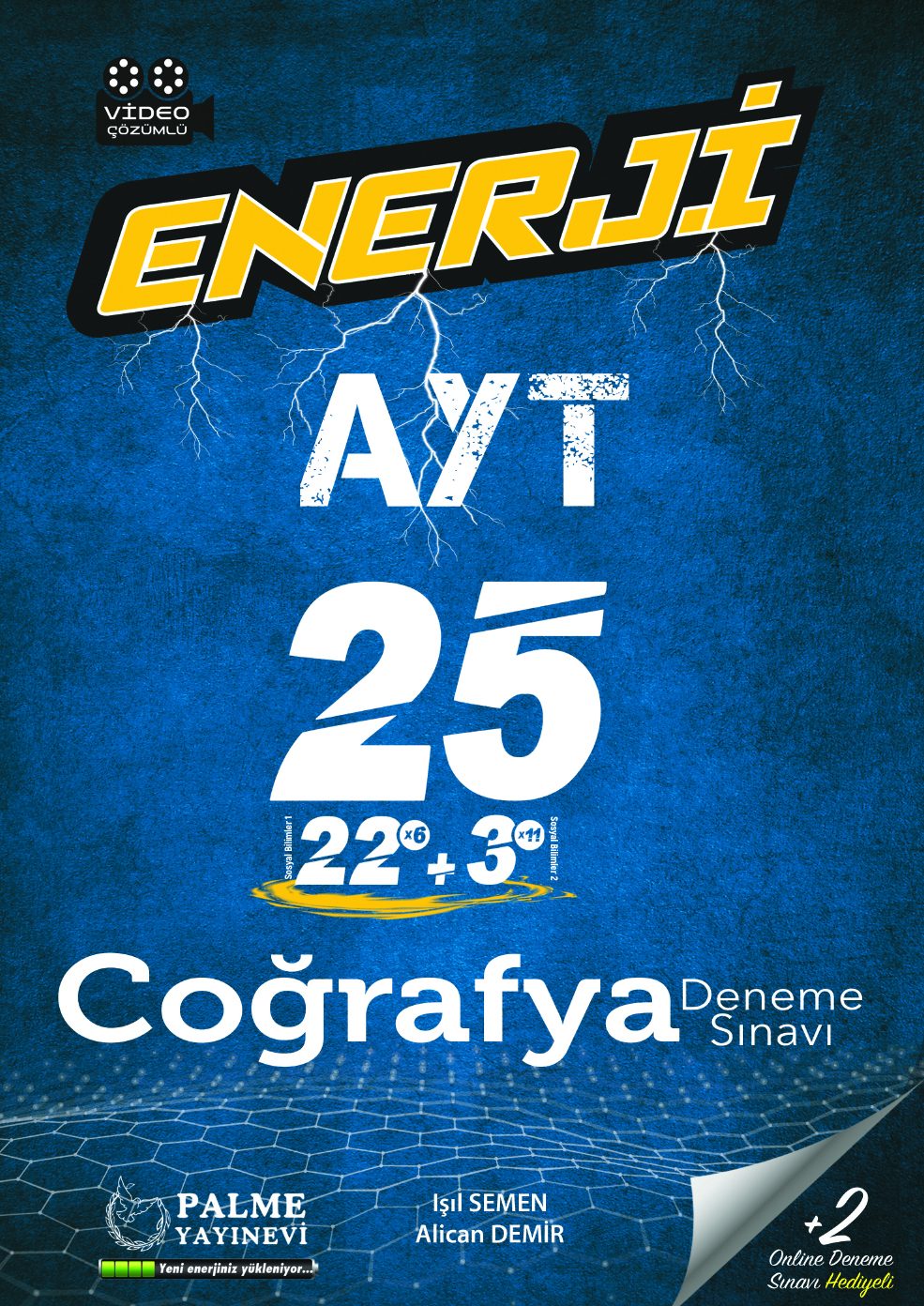 AYT Enerji Coğrafya 25 (22+3) Deneme Sınavı kapak görseli